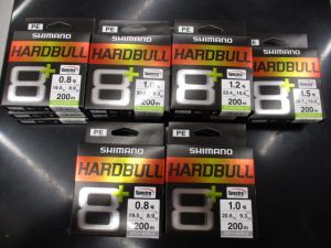 シマノ新製品！ハードブル8+入荷しました！！