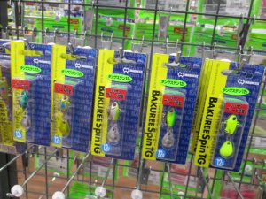 バクリースピンTGや注目の鉄板バイブ入荷しました！