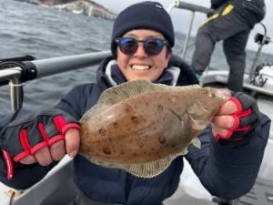 ｶﾚｲ釣れましたー！