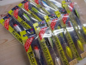 【入荷情報♪】バクリースピン15.20ｇ、メガテロ160Ｆ入荷♪