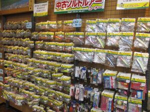 中古ルアー・ワーム・ロッド・リールも大放出！