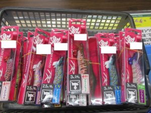 ｼﾞｬｯｶﾙﾃｨｯﾌﾟﾗﾝ餌木入荷！！