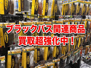 ブラックバス関連商品買取強化中