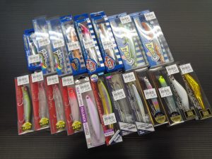 通信買取でルアーなど買取ました！！　明日3/20(金/祝)～3/25(水)まで買取25％UPです！！