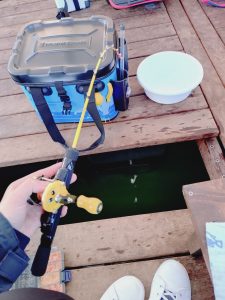 初めてのワカサギ！諏訪湖へ☆