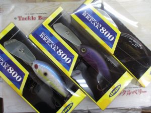 クリオネックス、デラクーファイン、コリガンブレイク800、ブレディ、デッドスローラーフルコンタクト等入荷。