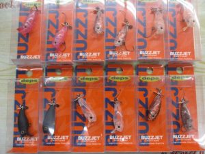 小蝶、バズジェット エリアバージョン、ペリカンミノー、シュモーク47