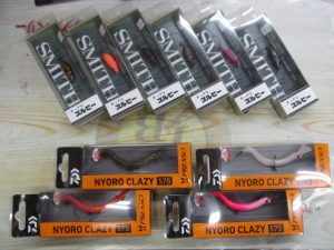 ズルビー、ニョロクレイジー、Dスイマーヘッド、フリクラ、ブルーコ等入荷。