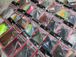 ブレードやラバー、針外し、TGシンカー等の消耗品入荷。