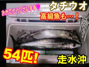 【戸塚中継店】▼釣果情報▼カトウさん東京湾タチウオに外道に高級魚GET！