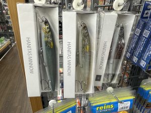 ハニタスミノー ＆ ベローズバイブ入荷！