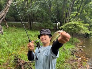 雨が降ったらバスが出る！！🎣