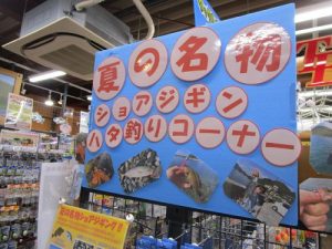 ショアジギングコーナー設置‼