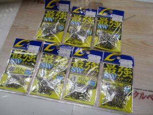 最強SWスナップとロックサンディージグヘッドSS入荷!