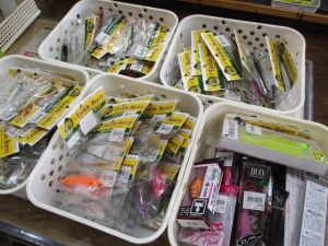 新入荷コーナに中古ルアー補充しました！