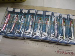 ジャクソン・メガバス　メタルジグ補充♪