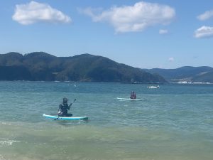 台風直後のSUP釣り♪