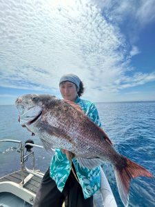仙台湾マダイ釣り