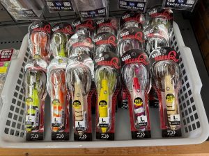 本日はタックルベリーデイ＆グレートマダク入荷！