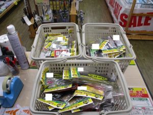 中古バスルアー、ワーム、用品入荷！