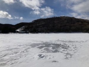 赤城大沼へ氷上ワカサギ釣りに行ってきました！【1】