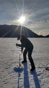 赤城大沼へ氷上ワカサギ釣りに行ってきました！【8】