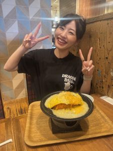 洋食屋のオムライスは一段と美味しい🥄