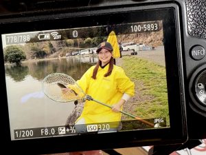 奈々です！週間釣りニュースの取材で釣り堀『ベリーパーク』へ行ってきました🎣✨