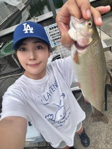 ⭐︎那波青です⭐︎涼しい栃木でブランド虹鱒釣り！
