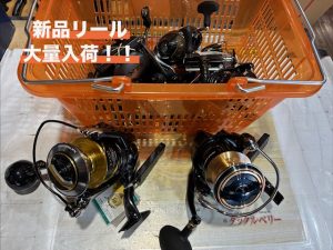 新品リール（25SW機等々）入荷いたしました！！
