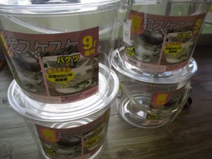 あの透明バケツ再入荷でございます！