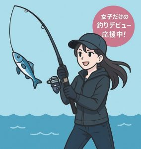 【豊橋店】アウトドア女子の次は、フィッシング女子！