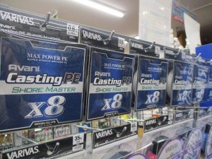 キャスティングPEショアマスター、オーシャンレコード、ノガレ120F、フリッパー各種入荷!!