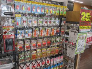 穴釣りコーナー展開中✨