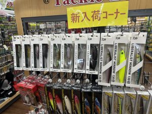 スティーズクランポ63F、92F、リベラリストミノー130S入荷致しました！！