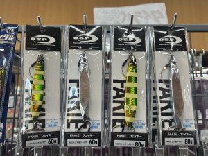 O.S.P フェイキー 、フェイキー太刀魚入荷致しました！！