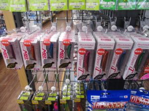 フリッパーMB＆iT、ニョロクレイジー、中古バスワーム入荷！！