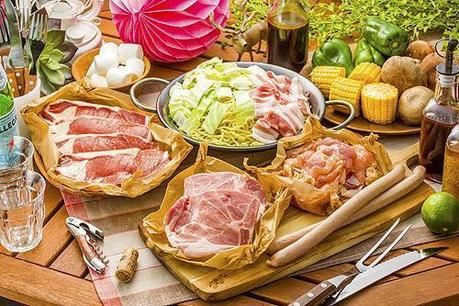 バーベキューの食材