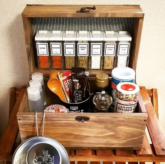 収納力がいいスパイスボックス
