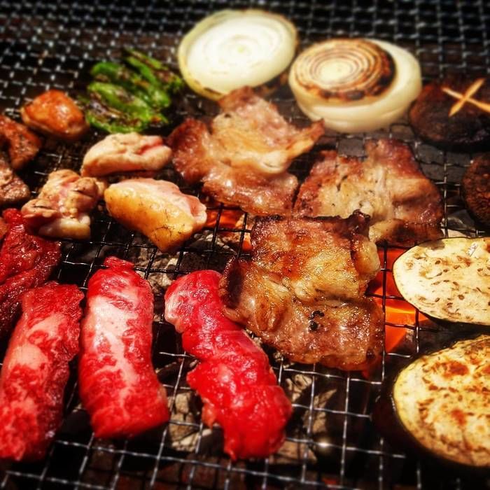 バーベキューの食材