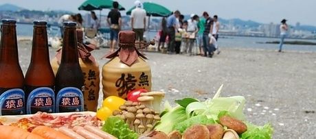 デジキュー猿島BBQの食材の写真