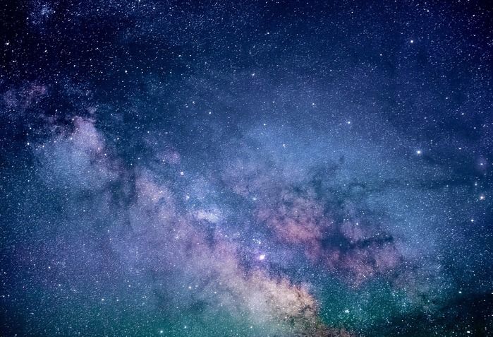綺麗な星空の写真