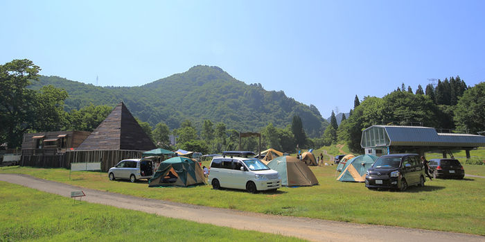 苗場高原オートキャンプ場の様子
