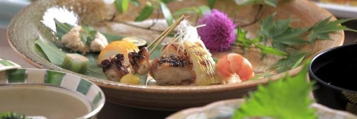 久住高原コテージのレストランの食事