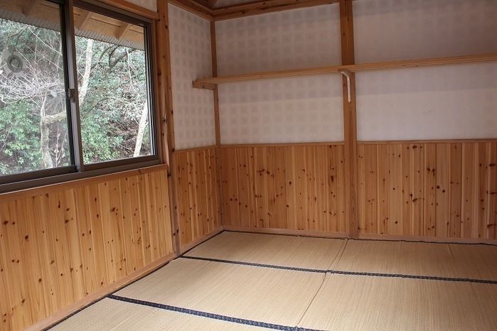 清川リバーランドのバンガローの様子