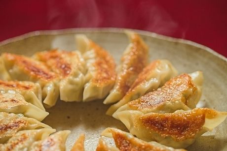 焼き餃子の写真