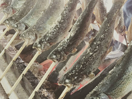 魚の塩焼きの写真