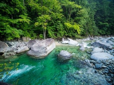 阿寺渓谷の風景