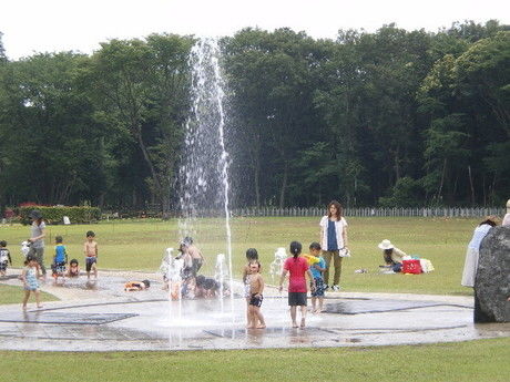 噴水の画像