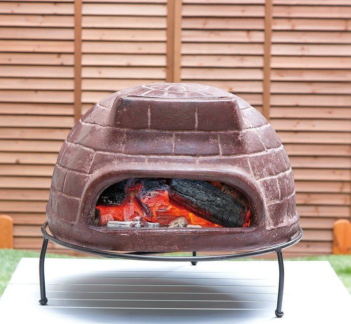メキシコ製のピザ窯、チムニー